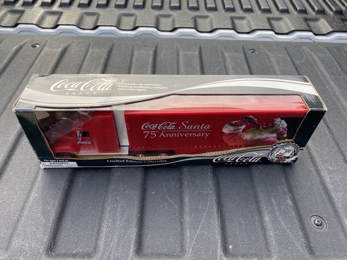 Coca Cola Coke Limited Edition Semi Truck Santa 75th Anniversary