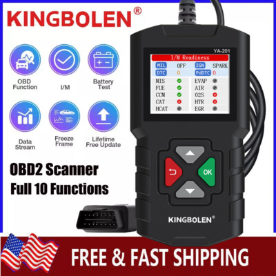 YA201 Auto OBD2 Scanner OBDII Car Diagnostic Tool Check Engine Fault Code Reader