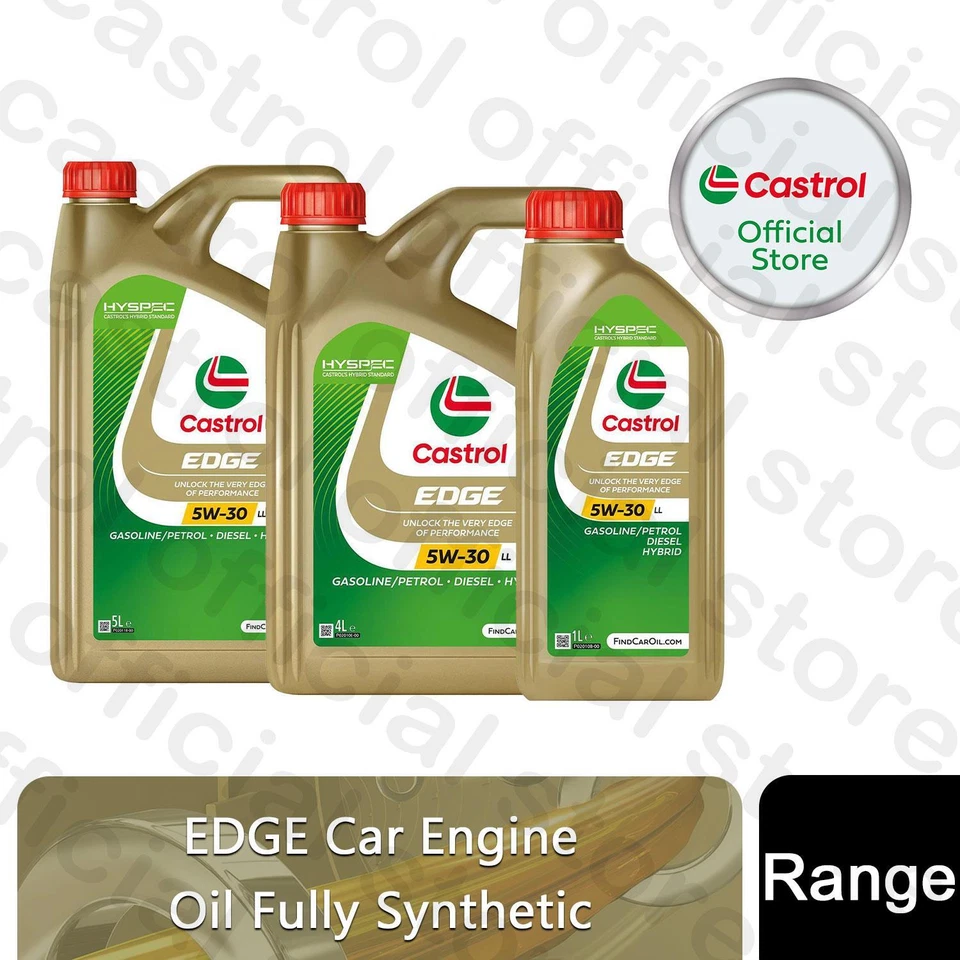 Castrol EDGE Car Engine Oil Fully Synthetic Titanium 1, 4, 5 or 8L