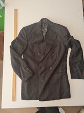 Mens Jacket M S 38in Long Charcoal 29661