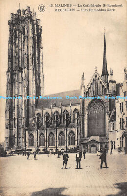 R168029 Malines. La Cathedrale St. Rombaut. F. Walschaerts
