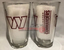 Washington Commanders Boelter NFL Game Day 16oz Pint Glass(1)