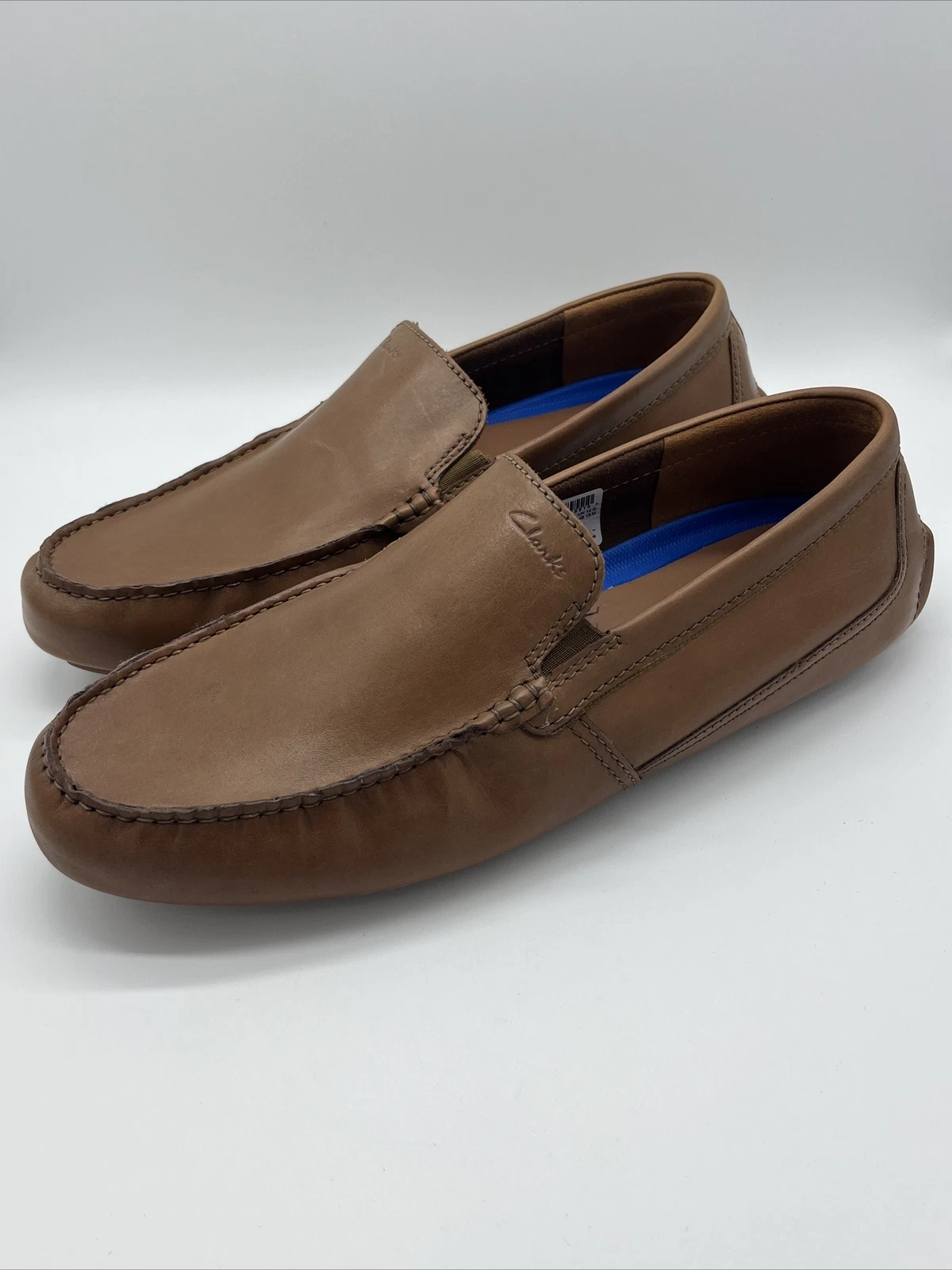 Mocassino Clarks da uomo Markman marrone chiaro pelle (63544)