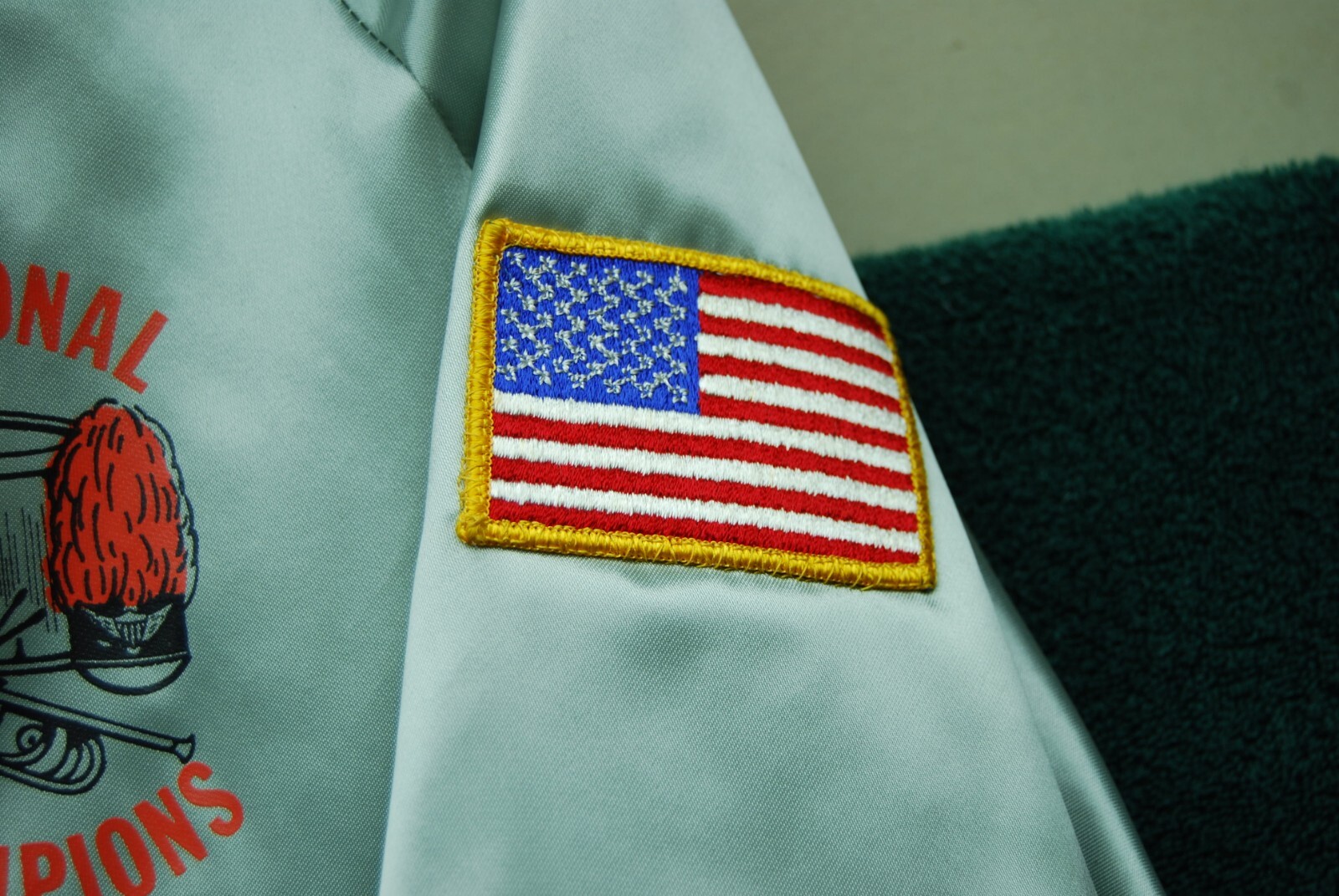 1990's Vintage Yankee Rebels Drum Corps National Champs Satin Jacket