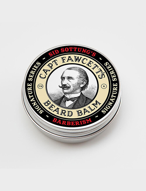 Captain Fawcett Barberism Mens Beard Balm Hair Styling Control Care 60ml Tin