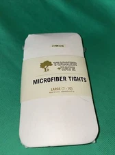 Tucker +Tate Girls Vanilla/cream Microfiber Tights Cotton Stretch Blend Sz 7-10