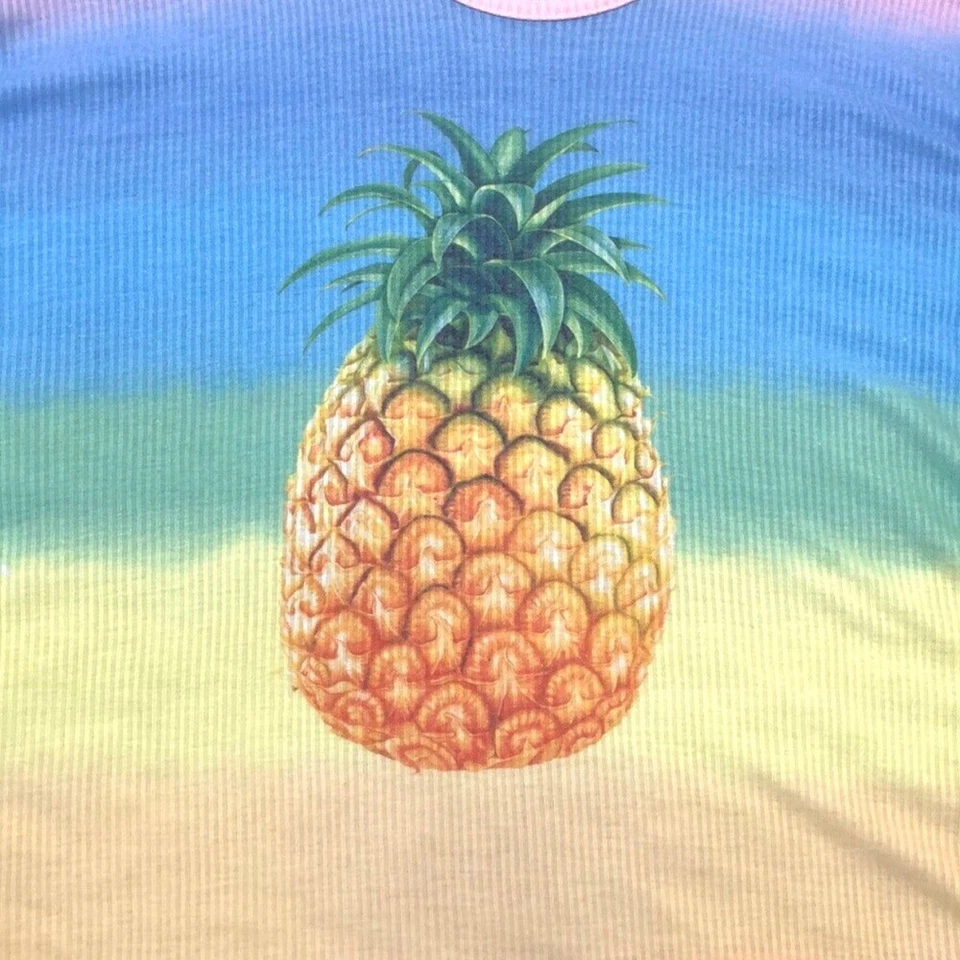 Женская желтая туника для плавания с ананасом Wildfox / накидка XS размер XS - Изображение 3 из 4