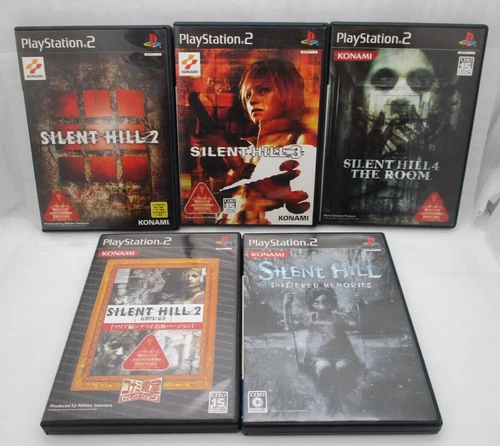 PS2 Silent Hill 2 , 2 Saigo no Uta, 3, 4 & Shattered Memories 5Games Japan