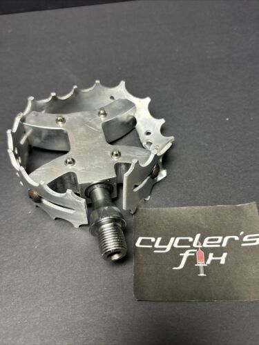 NOS Crushed Primo Mini Pro Sealed Beartrap 1/2" Alloy Pedal Set Bmx Fit: GT Haro - Bild 24 von 24