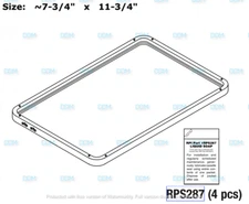  Cassette Gasket Seal SCS001 for Scican Statim 2000 / G4 2000 - OEM 01-100028S