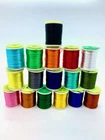 Large Spool Floss Set for Fly Tying, 17 Colours, Fishing