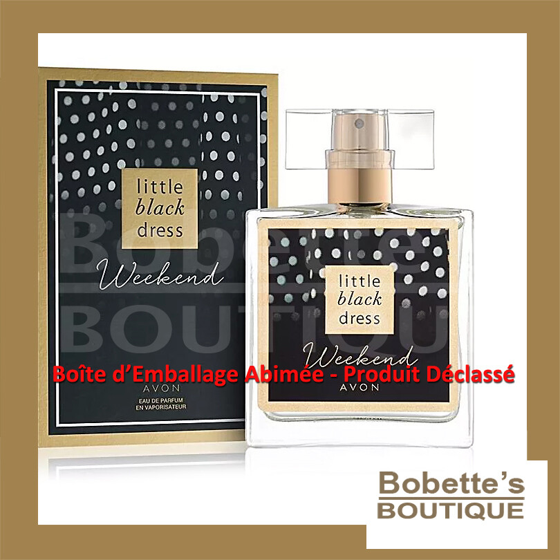 Avon Little Black Dress Weekend parfum déclassé pack abîmé authentique