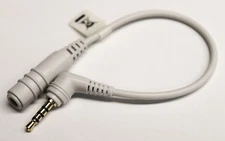 Aux 2.5mm to 3.5mm Stereo Adapter Audio Cable Converter for Headset Headphones