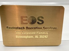 EOS Envirotech Operating Services Pocket Accordion Fold Magnetic Address Book