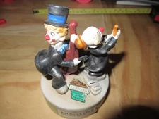 vintage Lionstone Decanter Clowns decanter