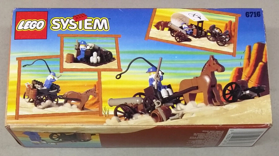 LEGO Wild West 6716 Weapons Wagon NEW! Covered Western Horse 