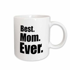 3dRose Best Mom Ever Mug