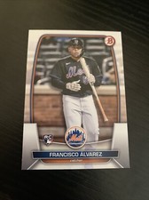 2023 Bowman - #49 Francisco Alvarez RC New York Mets Paper Base