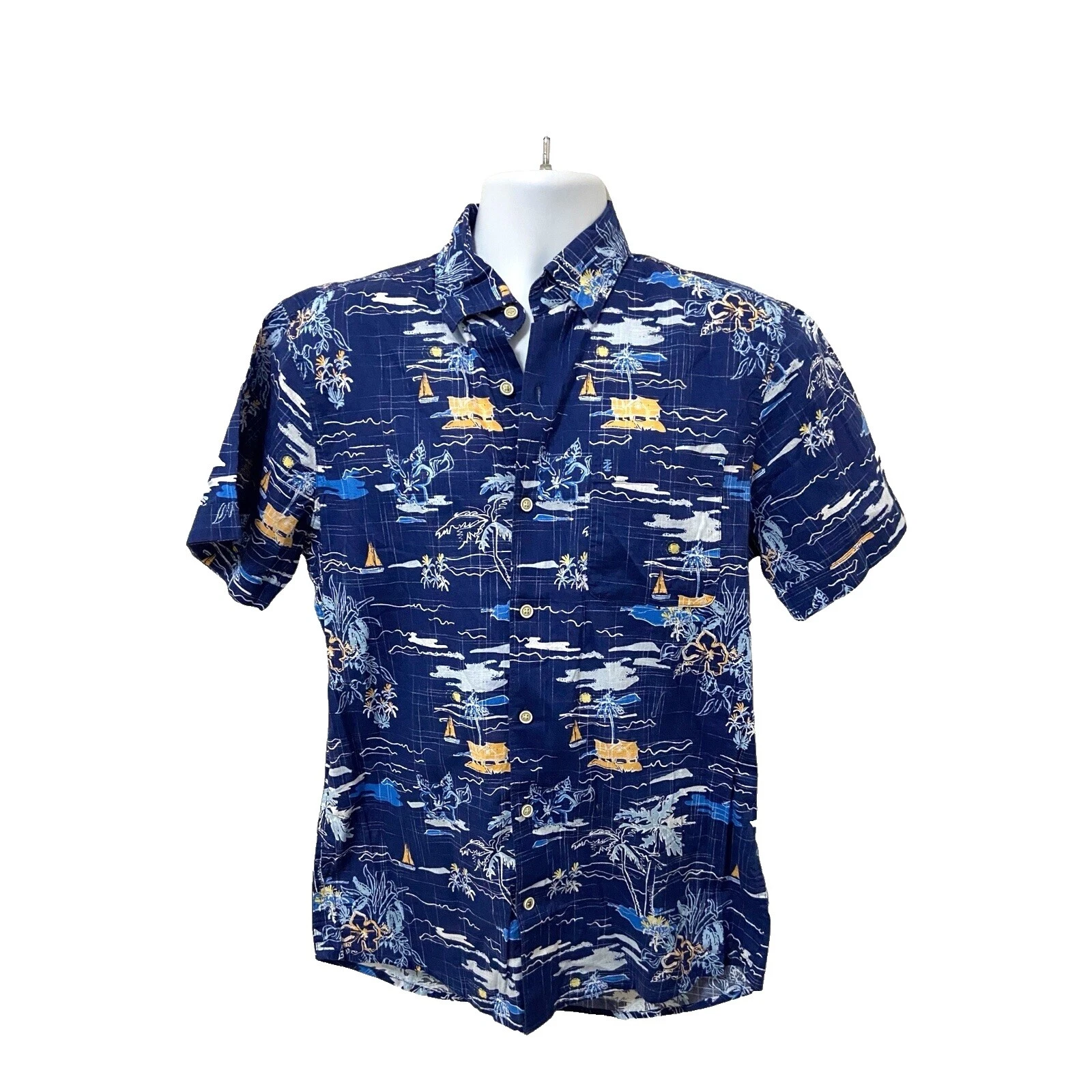 IZOD Hawaiian Casual Button-Down Shirts for Men