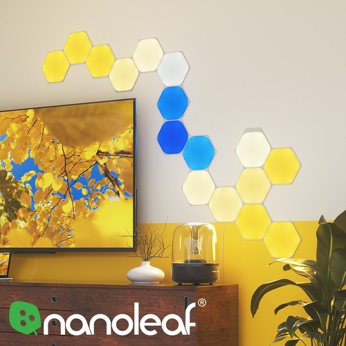 Nanoleaf Shapes Hexagons LED Smart Touch Light Panels Starter / Extension Kit eBay