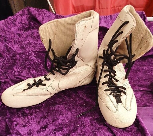 Casual Boxing Boots White Size 6.5 rs26 - Picture 2 of 4