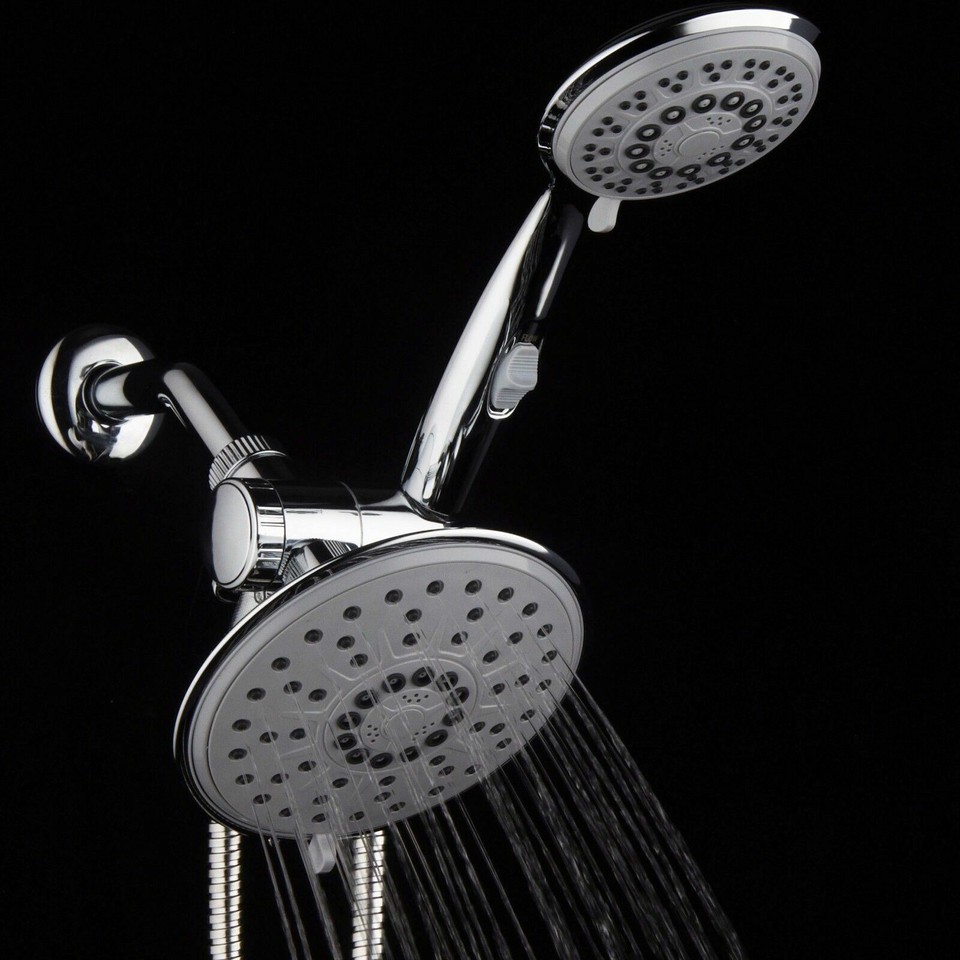 Hydroluxe Premium 30 Setting / 6 Inch Rainfall Shower Head / Hand