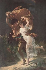 1960 Art Print "The Storm" By Pierre Cot