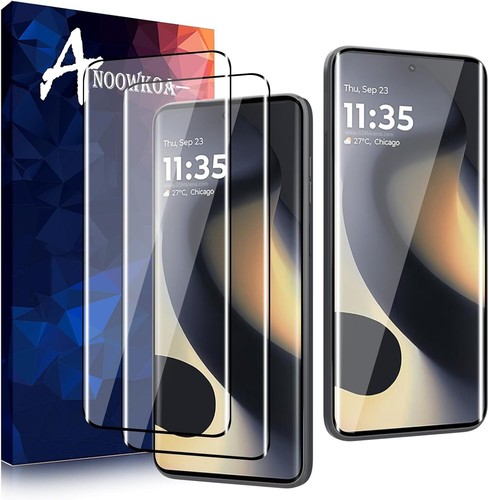 Bubble-Free 2 Pack Screen Protector for Moto Edge 2024/2023 - Anti-Fingerprint - Zdjęcie 3 z 10