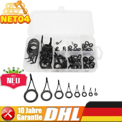 MARKENLOS Angelrute Rutenringe Angeln Führungsringe Rutenspitzen Spitzenring Endring Set