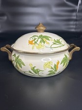 Vtg Sweet Honeysuckle Enamelware ASTA Fissler