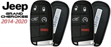 2 SMART KEYS FOR JEEP GRAND CHEROKEE 2014 - 2020  M3N40821302 TOP QUALITY