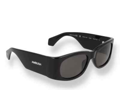 Ambush Gaea Sunglasses BERI016S23PLA0011007 Black Frame Dark Grey 
