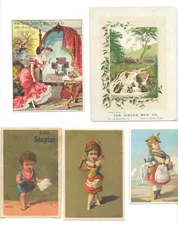 5 Miscellaneous trade cards - Lot #1