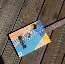 Cigar box ukulele, handmade concert ukulele, 15 inch scale