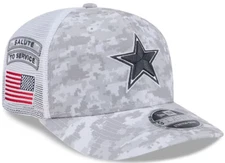 Dallas Cowboys New Era NFL Salute To Service 9SEVENTY Trucker Snapback Hat Cap