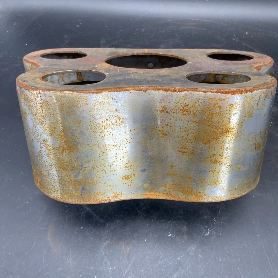 Vintage Hot Rod Race Car Gauge Panel Instrument Cluster Rat Rod Custom Steel - Image 4 of 4