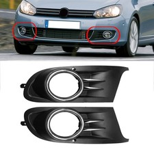 1Paar Links+Rechts Nebelscheinwerferblenden Lüftungsgitter Für Golf 6 VI 08-13