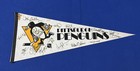 Vintage 1989-90 Pittsburgh Penguins Partial Team Signed Hockey Pennant HOF