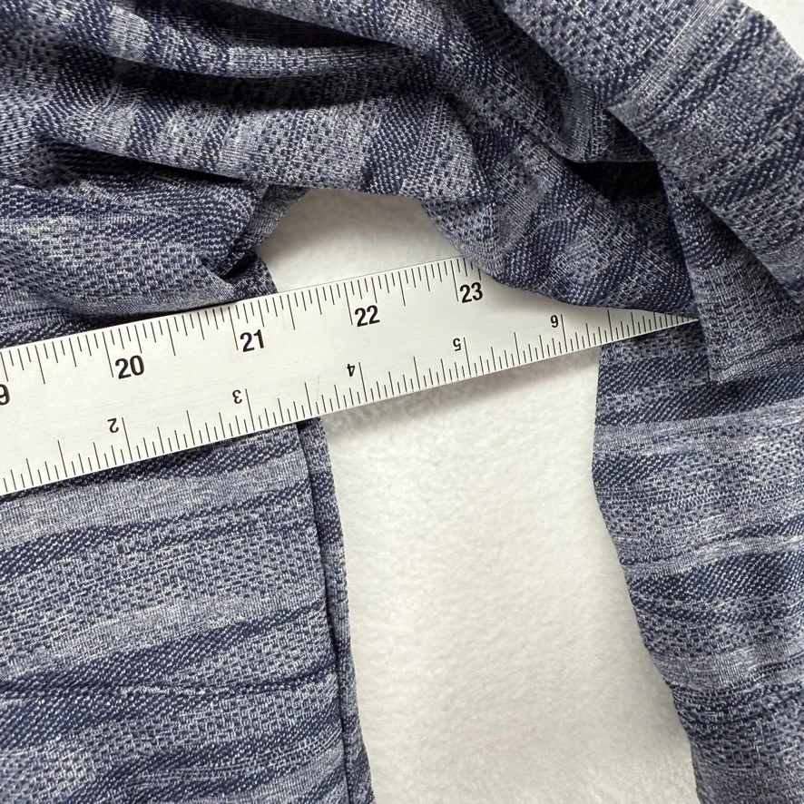 Moletom com capuz masculino restrição zero padrão onda azul médio encaixe seixo praia golfe - Imagem 4 de 4