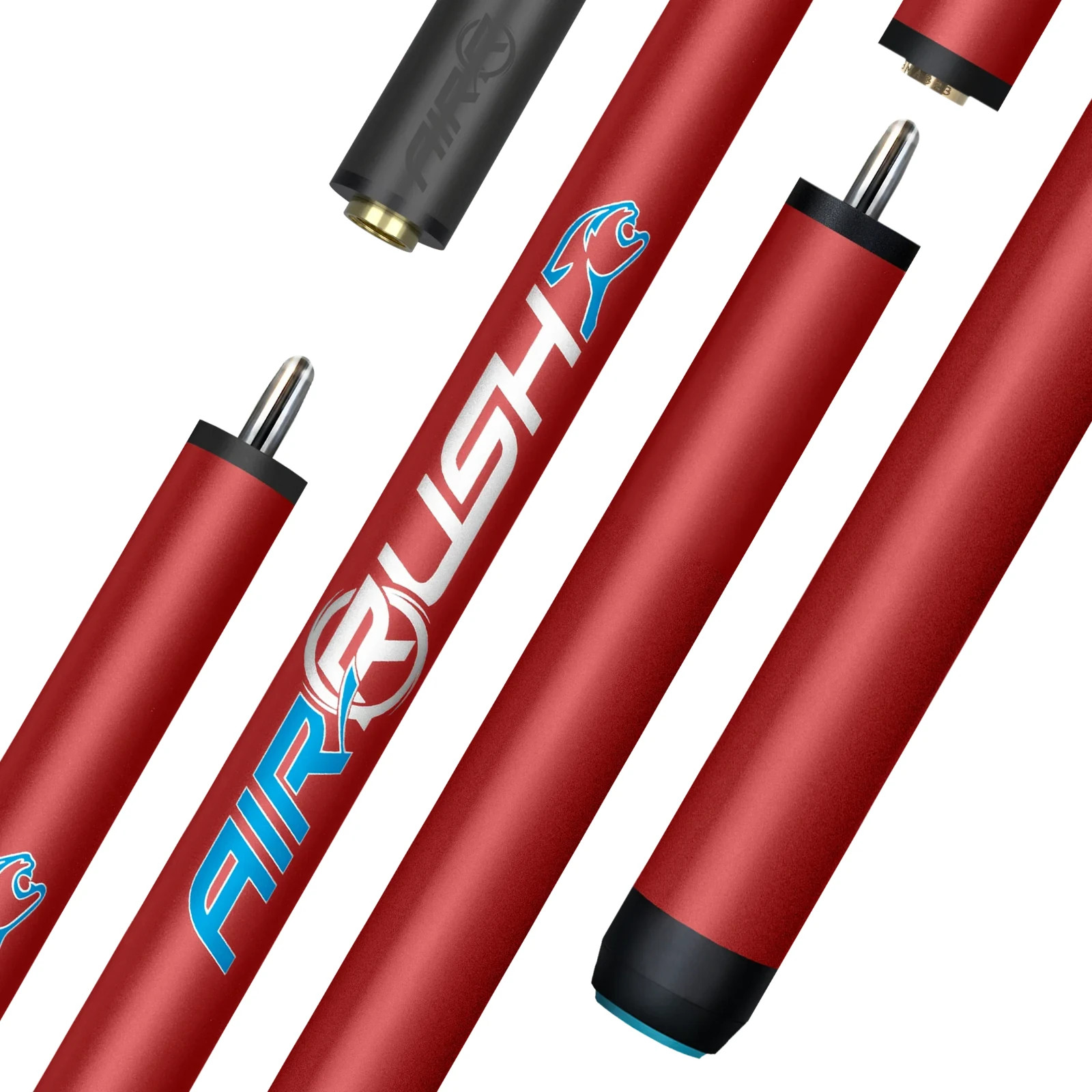 Predator Air Rush Jump Cue Red - No Wrap -UK Official Distributor