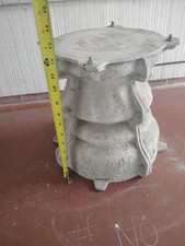 Vintage Used Temple aluminum concrete stand mold For Concrete Yard Decor