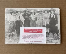 Cheyenne Frontier Days 100th Annual 1996 Commemorative Postcard Set (9) FDC