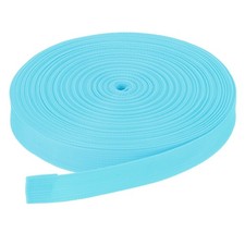 25Yard x 1 Inch Width Nylon Webbing Strap Poly Flat Webbing Strapping Light Blue