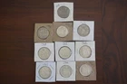 Issac's canadian half dollars (10)