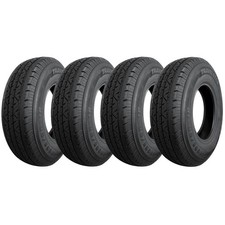 Set Of 4 Travelstar Hf288n St20575r15 6ply 101n Load C Trailer Tires 205 75 15