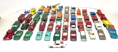 ***VINTAGE 55 LOT MATCHBOX LESNEY VEHICLES AS/IS CONDITION MANY CLASSICS L@@K***
