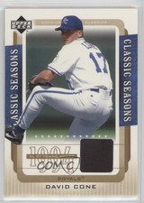 2005 Upper Deck Classics Classic Seasons Materials David Cone #CS-DC 10k8