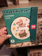 FRACTION GAME LEARNING TOYS Children's Necessities Ages 3 Score Learning Book