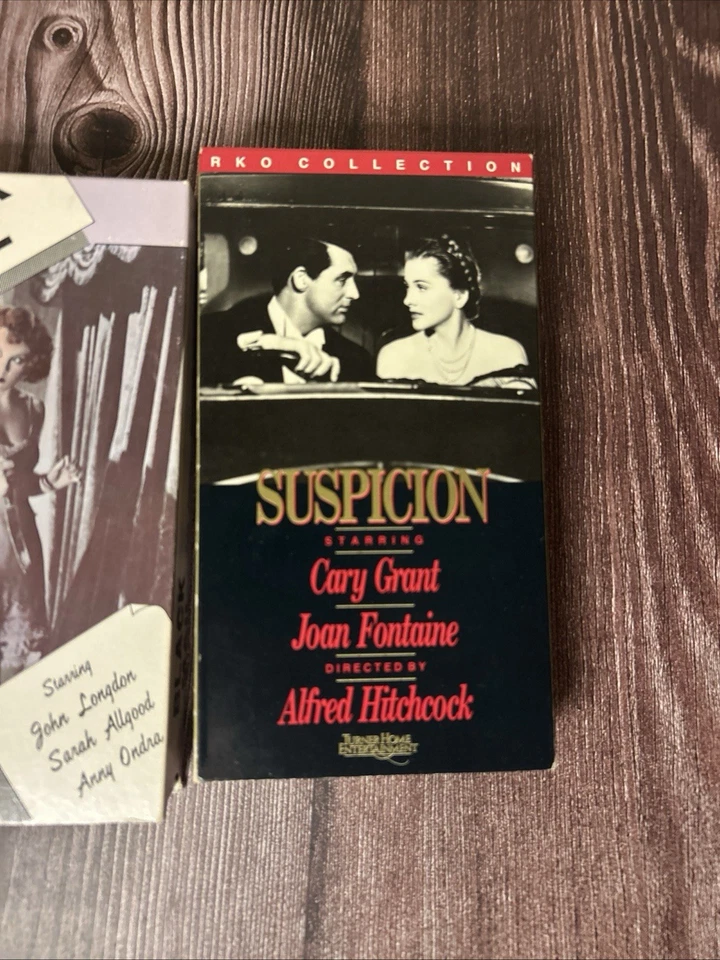 VHS LOT OF 3 ALFRED HITCHCOCK Movies - VHS Tapes - Suspicion, Blackmail, Great! - Image 4 of 4