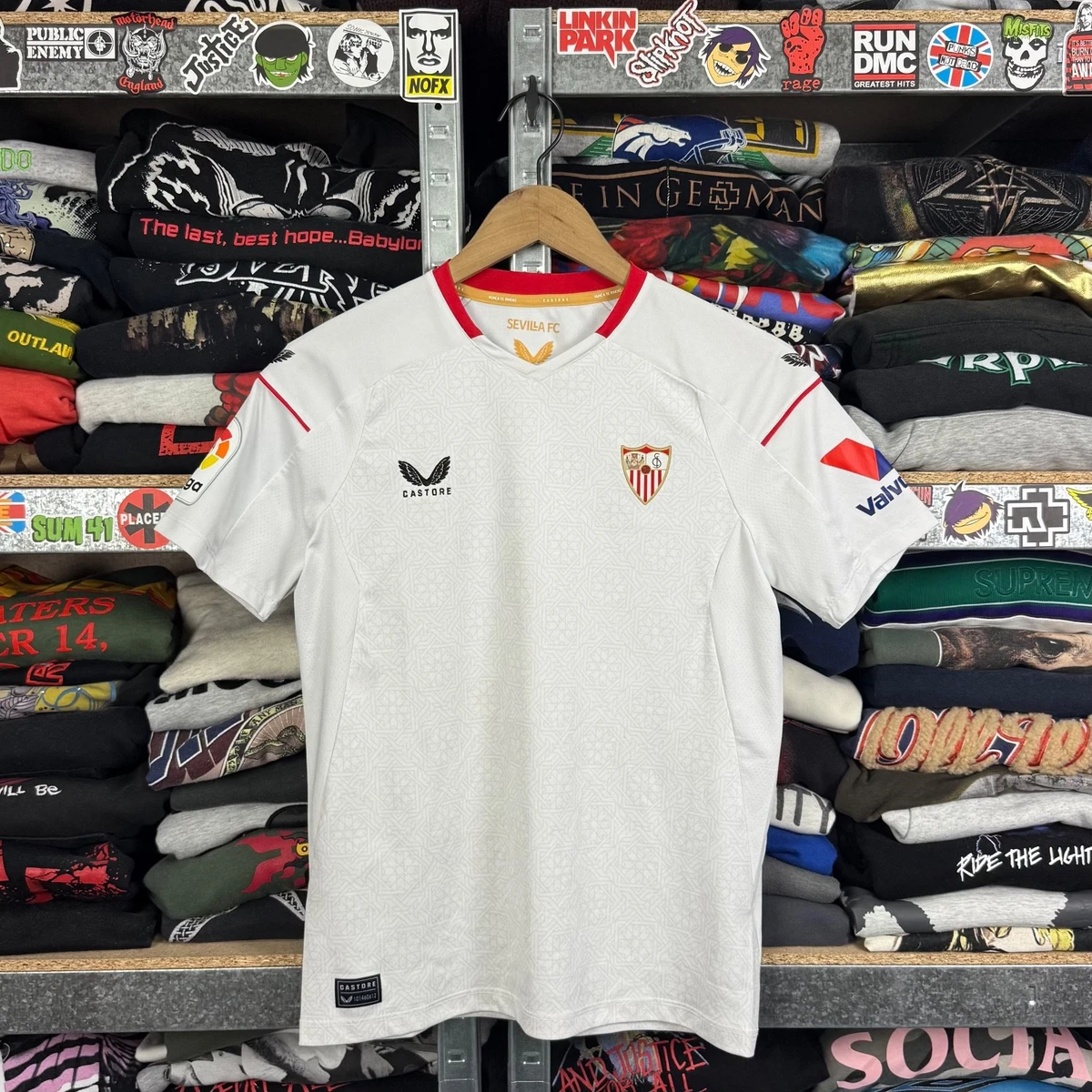 Camiseta Sevilla de España 2014/15 #19 Ever Banega Talle M Disponible en: www.areanueve.shop